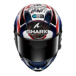 Casco Integrale Shark AERON-GP FIM RACING -1 Replica Zarco Signature Bianco Nero Blu
