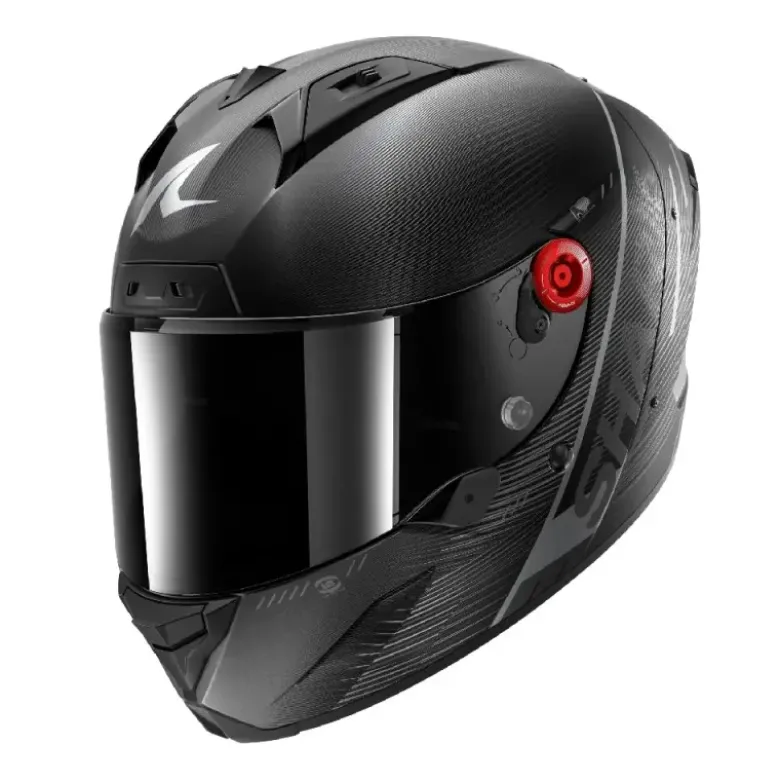 Casco Integrale Shark Aeron Speed-Tech Carbon Antracite Nero Opaco