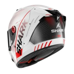 Casco Integrale Shark Aeron Speed-Tech Carbon Bianco Rosso Lucido