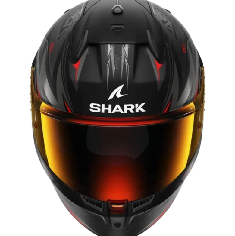 Casco Integrale Shark D-Skwal 3 Blast-R Nero Antracite Rosso Opaco