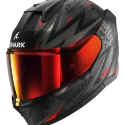 Casco Integrale Shark D-Skwal 3 Blast-R Nero Antracite Rosso Opaco