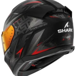 Casco Integrale Shark D-Skwal 3 Blast-R Nero Antracite Rosso Opaco