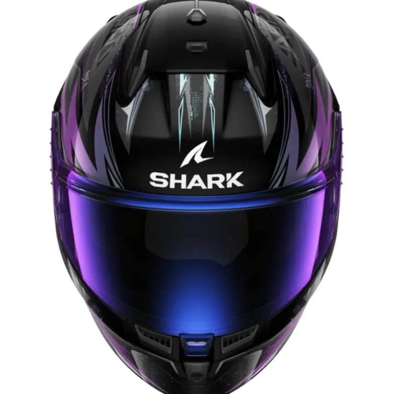 Casco Integrale Shark D-Skwal 3 Blast-R Nero Verde Glitter