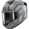 Casco Integrale Shark D-Skwal 3 Drone Silver Nero
