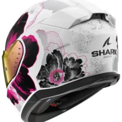 Casco Integrale Shark D-Skwal 3 Mayfer Bianco Viola Antracite