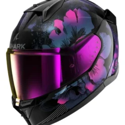 Casco Integrale Shark D-Skwal 3 Mayfer Nero Viola Glitter