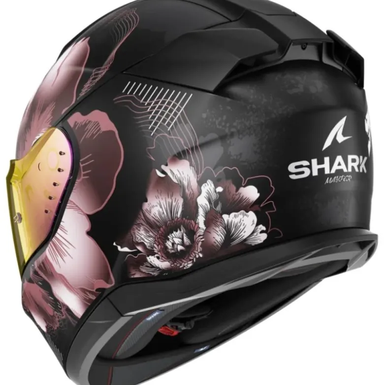 Casco Integrale Shark D-Skwal 3 Mayfer Nero Viola Oro Opaco