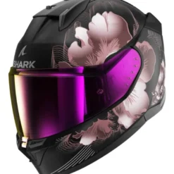 Casco Integrale Shark D-Skwal 3 Mayfer Nero Viola Oro Opaco