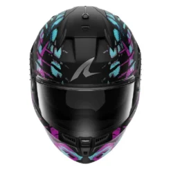 Casco Integrale Shark D-Skwal 3 Reptaia Cameleon Nero Opaco