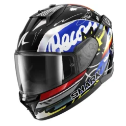 Casco Integrale Shark D-Skwal 3 Streetrush Nero Blu Chrom