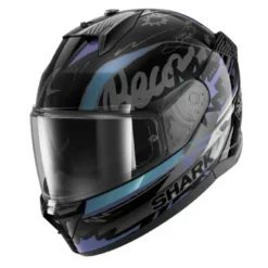 Casco Integrale Shark D-Skwal 3 Streetrush Nero Verde Chrom