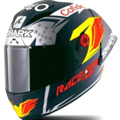 Casco Integrale Shark Race-R Pro Gp 06 Carbon Replica Miguel Oliviera Blu Iridium Rosso