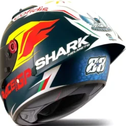 Casco Integrale Shark Race-R Pro Gp 06 Carbon Replica Miguel Oliviera Blu Iridium Rosso