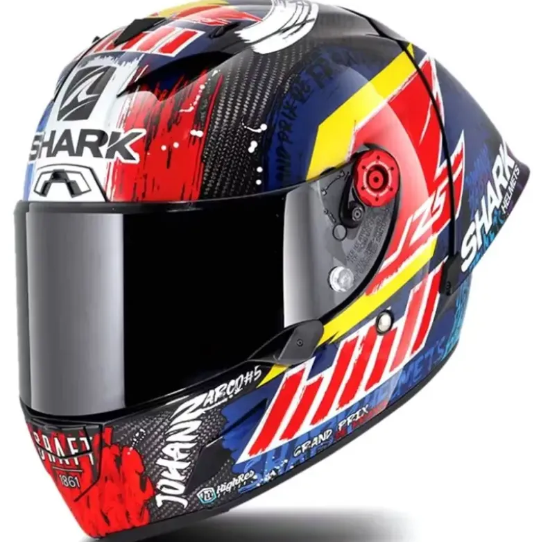 Casco Integrale Shark Race-R Pro Gp 06 Carbon Replica Zarco Chakra Viola Blu