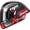 Casco Integrale Shark Race-R Pro Gp 06 Carbon Replica Zarco Winter Test Chrome Rosso