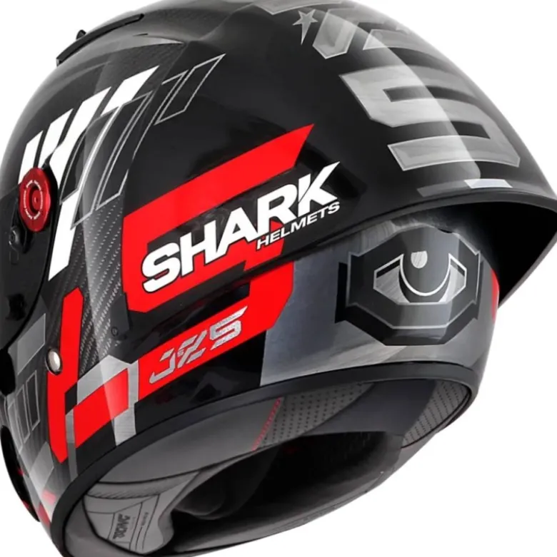 Casco Integrale Shark Race-R Pro Gp 06 Carbon Replica Zarco Winter Test Chrome Rosso