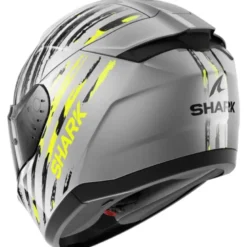 Casco Integrale Shark Ridill 2 Assya Grigio Antracite Giallo