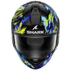 Casco Integrale Shark Ridill 2 Beast Nero Blu Verde