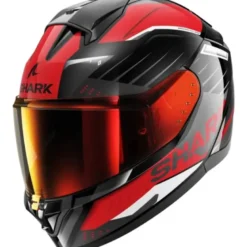 Casco Integrale Shark Ridill 2 Bersek Nero Antracite Rosso