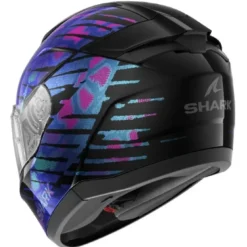 Casco Integrale Shark Ridill 2 Reptaia Nero Viola Glitter