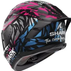 Casco Integrale Shark Skwal Cup Replica Redding Nero Viola Blu Opaco