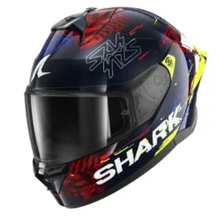 Casco Integrale Shark Skwal Cup Speed-Vib Blu Rosso Giallo Lucido