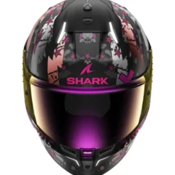 Casco Integrale Shark Skwal i3 Hellcat Nero Chrome Viola Opaco
