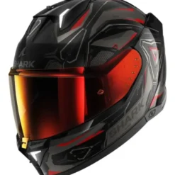 Casco Integrale Shark Skwal i3 Linik Nero Antracite Rosso