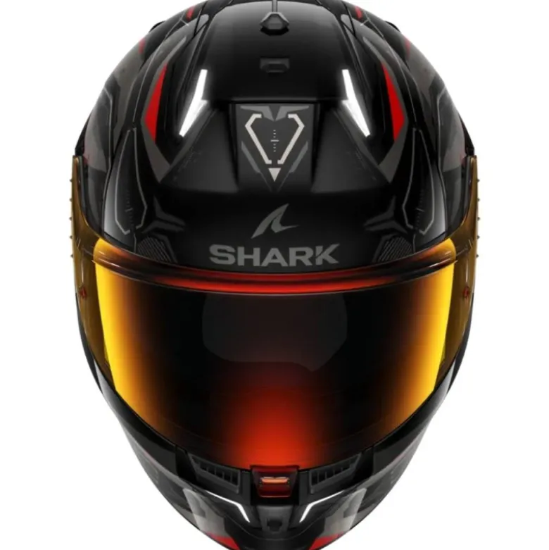 Casco Integrale Shark Skwal i3 Linik Nero Antracite Rosso