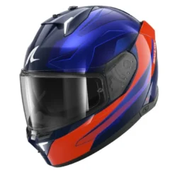Casco Integrale Shark Skwal i3 Mekarium Blu Arancione Lucido