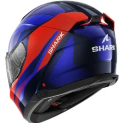 Casco Integrale Shark Skwal i3 Mekarium Blu Arancione Lucido