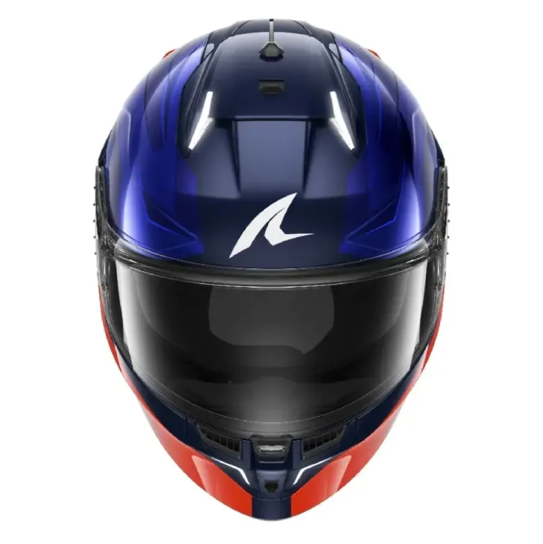 Casco Integrale Shark Skwal i3 Mekarium Blu Arancione Lucido