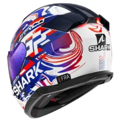 Casco Integrale Shark Skwal i3 Replica Zarco GP FCE Bianco Viola Blu