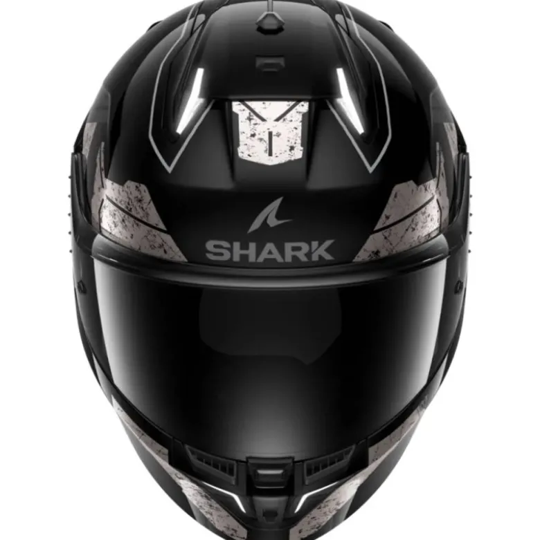 Casco Integrale Shark Skwal i3 Rhad Nero Chrome Antracite
