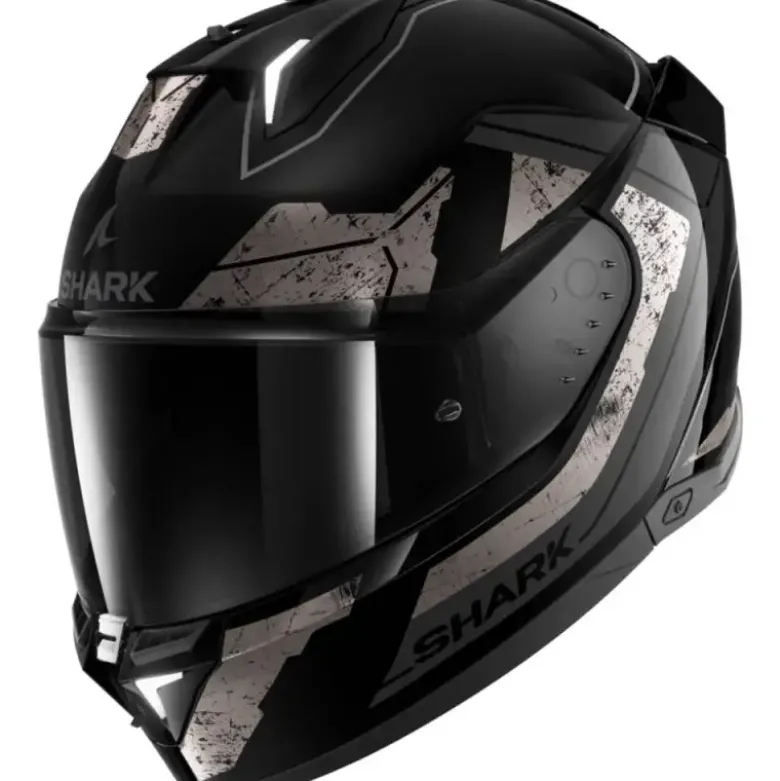 Casco Integrale Shark Skwal i3 Rhad Nero Chrome Antracite