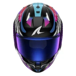 Casco Integrale Shark Skwal i3 Speed-Fancy Nero Bianco Arancione Lucido