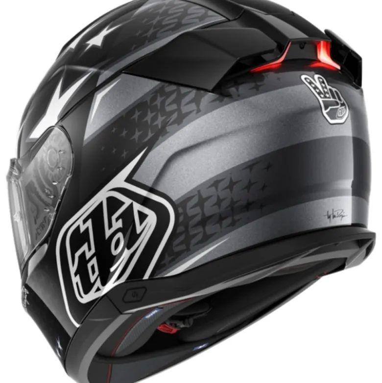Casco Integrale Shark Skwal i3 Us Flag Nero Antracite