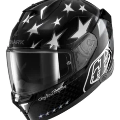 Casco Integrale Shark Skwal i3 Us Flag Nero Antracite