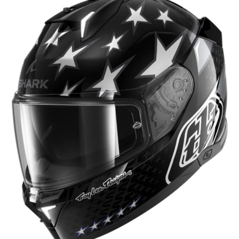 Casco Integrale Shark Skwal i3 Us Flag Nero Antracite