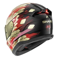 Casco Integrale Shark Skwal i3 Venum Nero Rosso Oro