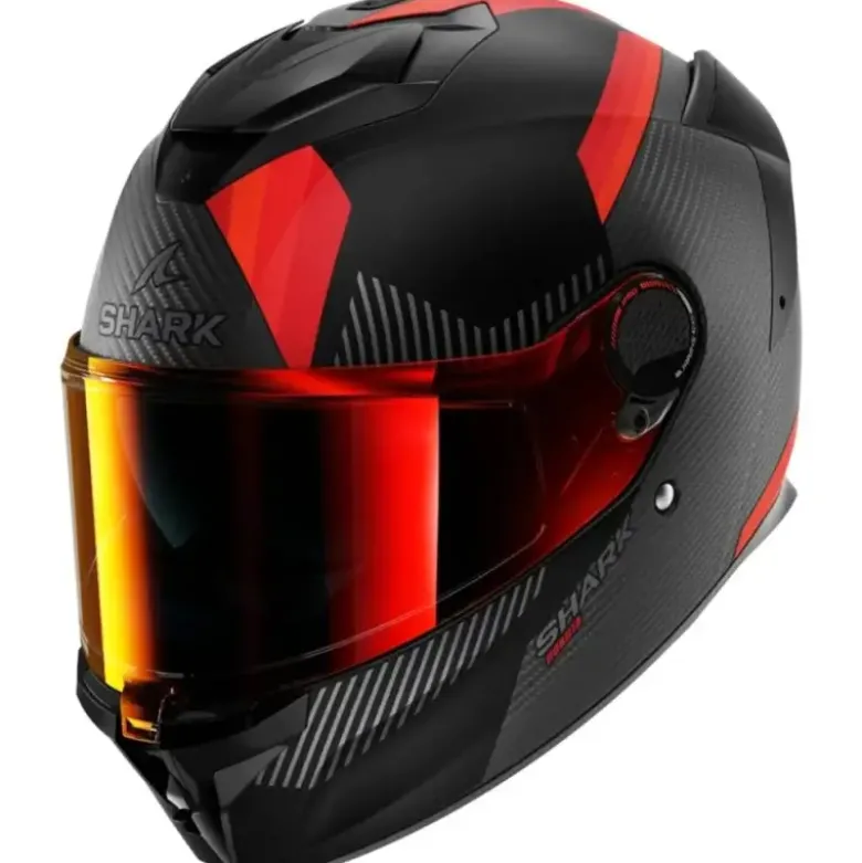 Casco Integrale Shark Spartan Gt Pro Carbon Dokhta Arancio Antracite Opaco