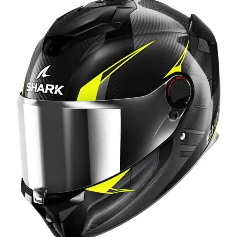 Casco Integrale Shark Spartan Gt Pro Carbon Kultram Nero Giallo