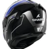 Casco Integrale Shark Spartan Gt Pro Toryan Antracite Blu Nero Opaco