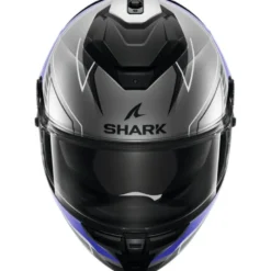 Casco Integrale Shark Spartan Gt Pro Toryan Antracite Blu Nero Opaco