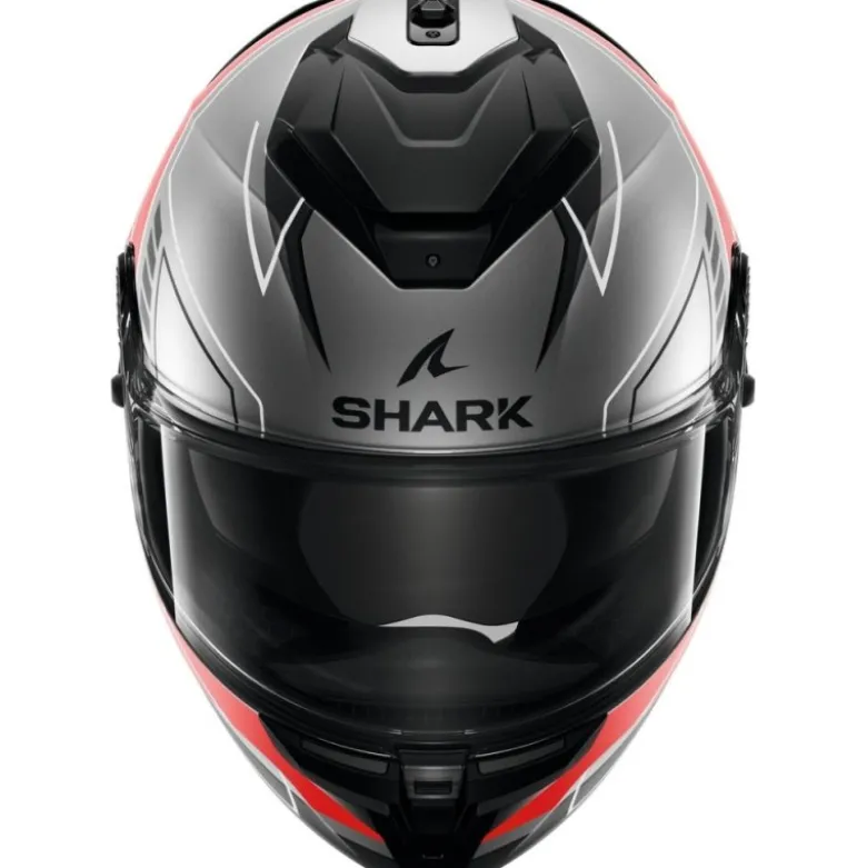Casco Integrale Shark Spartan Gt Pro Toryan Antracite Rosso Nero Opaco