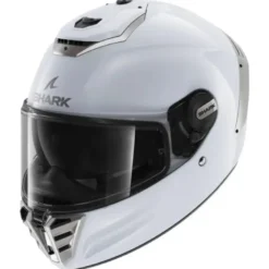 Casco Integrale Shark Spartan Rs Blank Bianco Silver Lucido