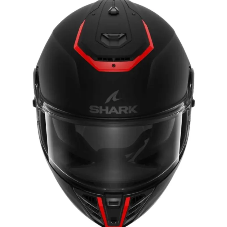 Casco Integrale Shark Spartan Rs Blank Sp Nero Arancio Opaco