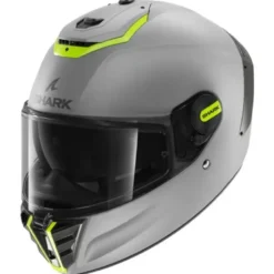 Casco Integrale Shark Spartan Rs Blank Sp Silver Giallo Opaco