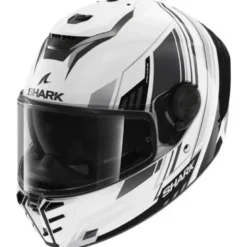 Casco Integrale Shark Spartan Rs Byrhon Bianco Nero Chrome