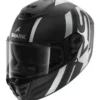 Casco Integrale Shark Spartan Rs Carbon Shawn Nero Silver Opaco